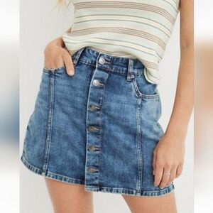 Aerie Blue Denim Mini Skirt sz XS EUC